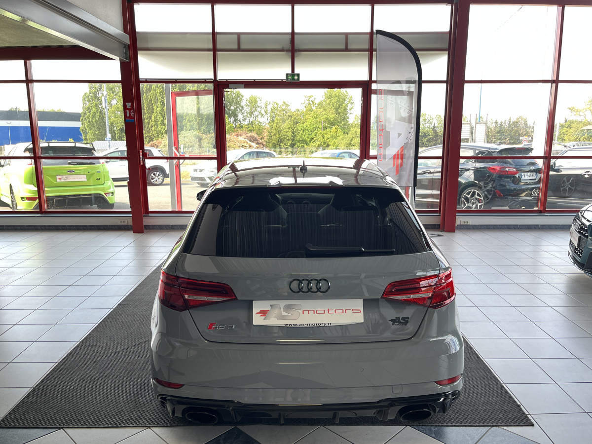 AUDI RS3 SPORTBACK 2,5 TFSI 400 S-TRONIC 7 QUATTRO GPS ACC DRIVE SELECT SIEGES RS ECHAPPEMENT RS KEYLESS  ETAT NEUF