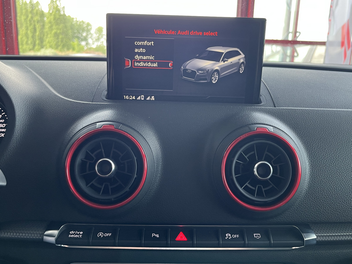 AUDI RS3 SPORTBACK 2,5 TFSI 400 S-TRONIC 7 QUATTRO GPS ACC DRIVE SELECT SIEGES RS ECHAPPEMENT RS KEYLESS  ETAT NEUF