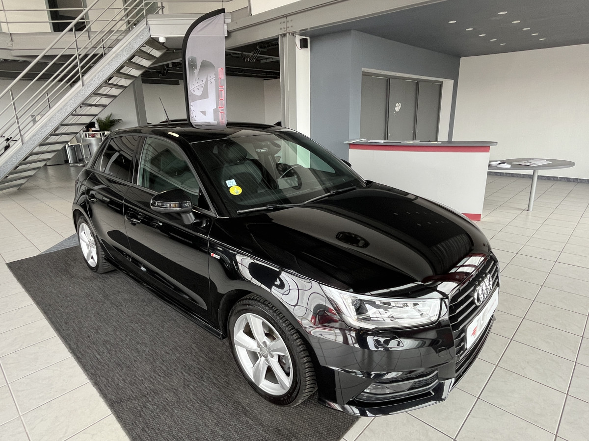 AUDI A1 SPORTBACK 1,6 TDI 116 S-LINE S-TRONIC 7 GPS DRIVE SELECT BI-XENON  HIFI BOSE REGULATEUR BLUETOOTH PACK S-LINE EXCELLENT ETAT