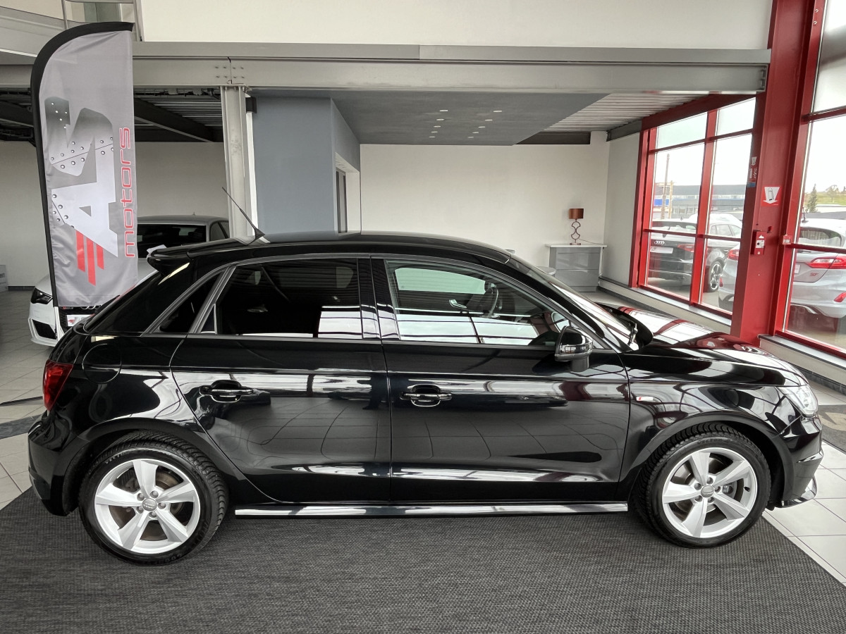 AUDI A1 SPORTBACK 1,6 TDI 116 S-LINE S-TRONIC 7 GPS DRIVE SELECT BI-XENON  HIFI BOSE REGULATEUR BLUETOOTH PACK S-LINE EXCELLENT ETAT