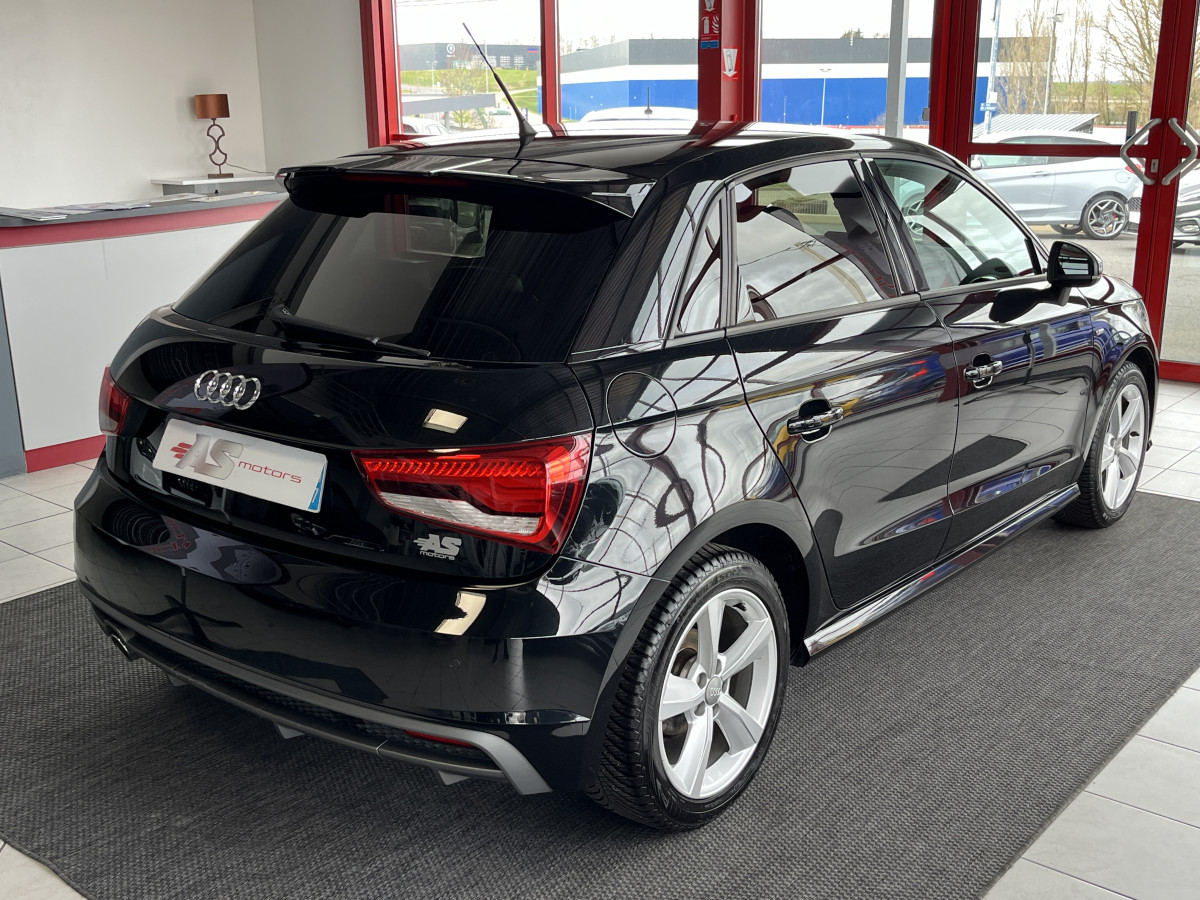 AUDI A1 SPORTBACK 1,6 TDI 116 S-LINE S-TRONIC 7 GPS DRIVE SELECT BI-XENON  HIFI BOSE REGULATEUR BLUETOOTH PACK S-LINE EXCELLENT ETAT