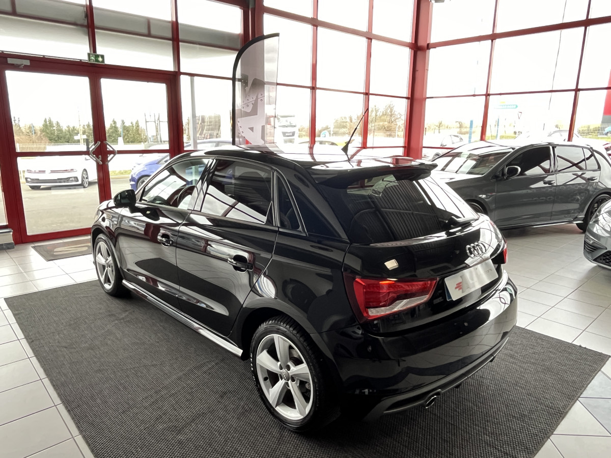 AUDI A1 SPORTBACK 1,6 TDI 116 S-LINE S-TRONIC 7 GPS DRIVE SELECT BI-XENON  HIFI BOSE REGULATEUR BLUETOOTH PACK S-LINE EXCELLENT ETAT