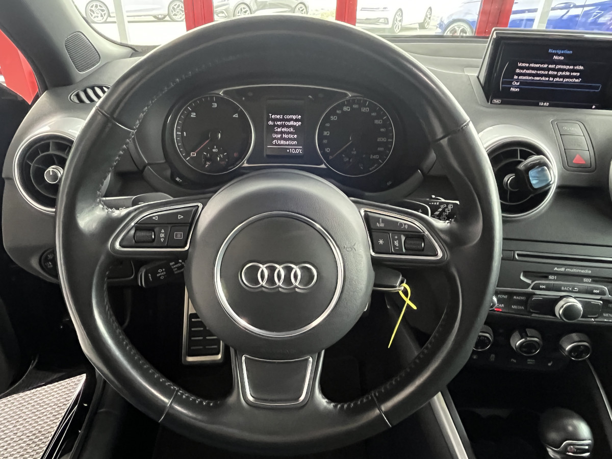 AUDI A1 SPORTBACK 1,6 TDI 116 S-LINE S-TRONIC 7 GPS DRIVE SELECT BI-XENON  HIFI BOSE REGULATEUR BLUETOOTH PACK S-LINE EXCELLENT ETAT