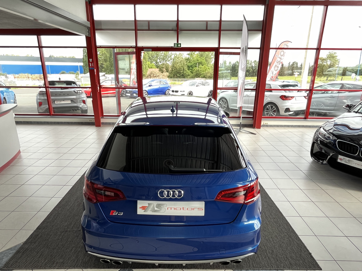 AUDI S3 SPORTBACK 2,0 TFSI 300 QUATTRO GPS  REGULATEUR ADAPTATIF  FEUX BI-XENON  DRIVE SELECT PARK PILOT JANTES ROTOR 19 EXCELLENT ETAT