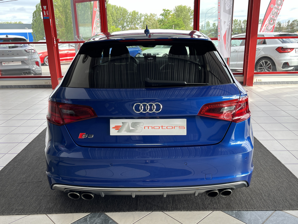 AUDI S3 SPORTBACK 2,0 TFSI 300 QUATTRO GPS  REGULATEUR ADAPTATIF  FEUX BI-XENON  DRIVE SELECT PARK PILOT JANTES ROTOR 19 EXCELLENT ETAT