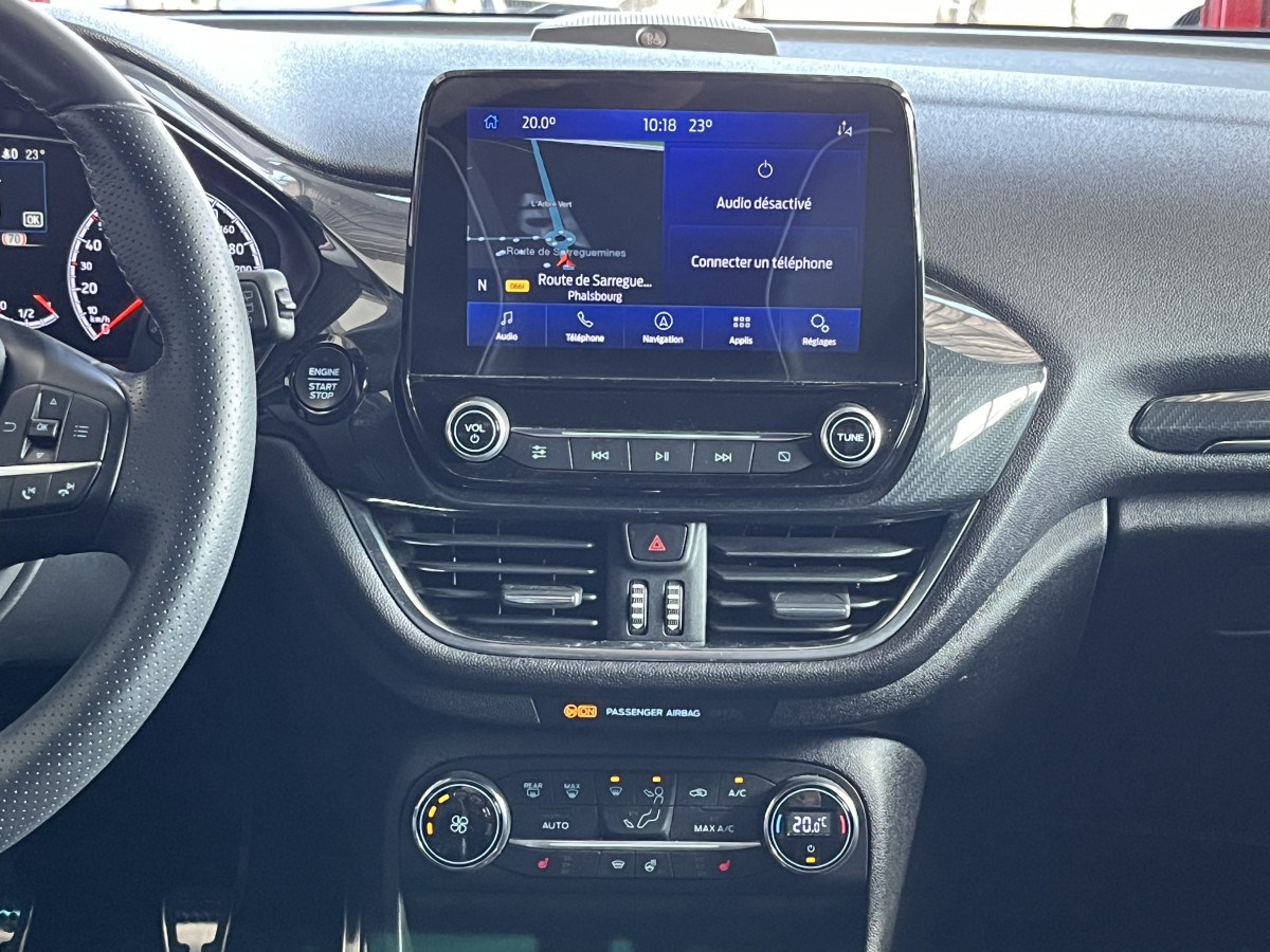 FORD FIESTA ST 1,5 200 PACK PERFORMANCE  GPS CAMERA ECHAPPEMENT MILLTEK  APPLE CARPLAY FULL LED BLUETOOTH HIFI B&O REGULATEUR KEYLESS EXCELLENT ETAT