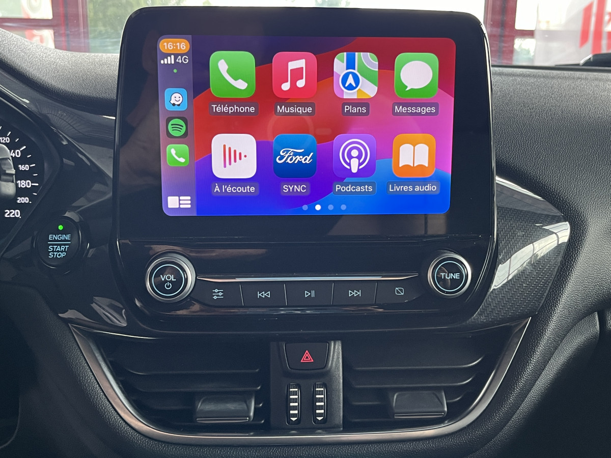 FORD FIESTA ST LINE 1,5 TDCI 85 GPS ANDROID APPLE CARPLAY REGULATEUR LIMITEUR KEYLESS PARK ASSIST EXCELLENT ETAT