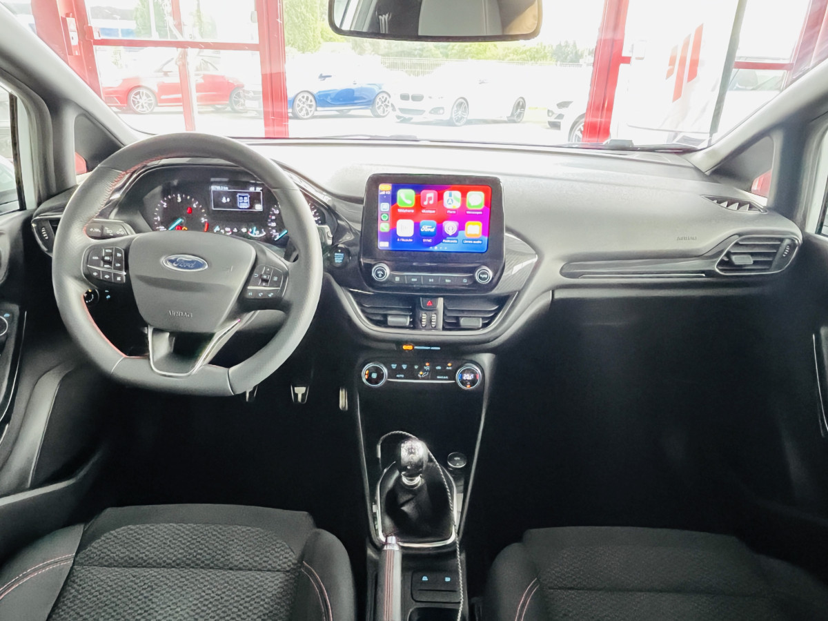 FORD FIESTA ST LINE 1,5 TDCI 85 GPS ANDROID APPLE CARPLAY REGULATEUR LIMITEUR KEYLESS PARK ASSIST EXCELLENT ETAT