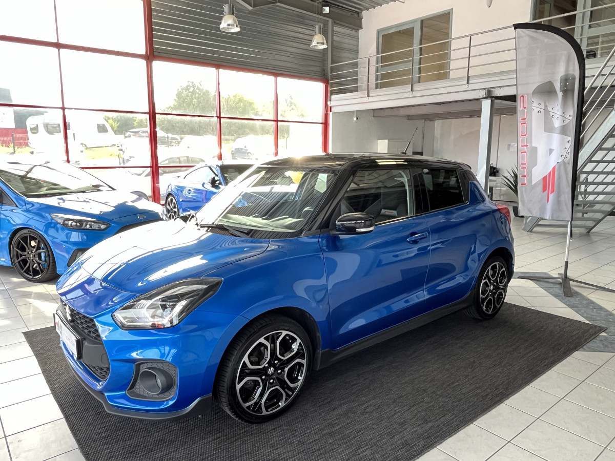 SUZUKI SWIFT SPORT 1,4 129 HYBRID. GPS CAMERA REGULATEUR LIMITEUR KEYLESS FULL LED CARPLAY EXCELLENT ETAT