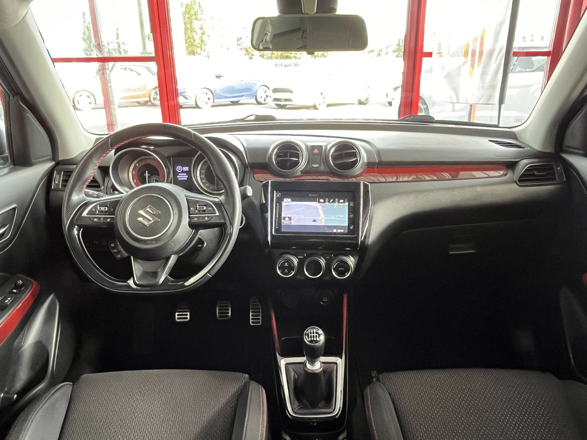 SUZUKI SWIFT SPORT 1,4 129 HYBRID. GPS CAMERA REGULATEUR LIMITEUR KEYLESS FULL LED CARPLAY EXCELLENT ETAT