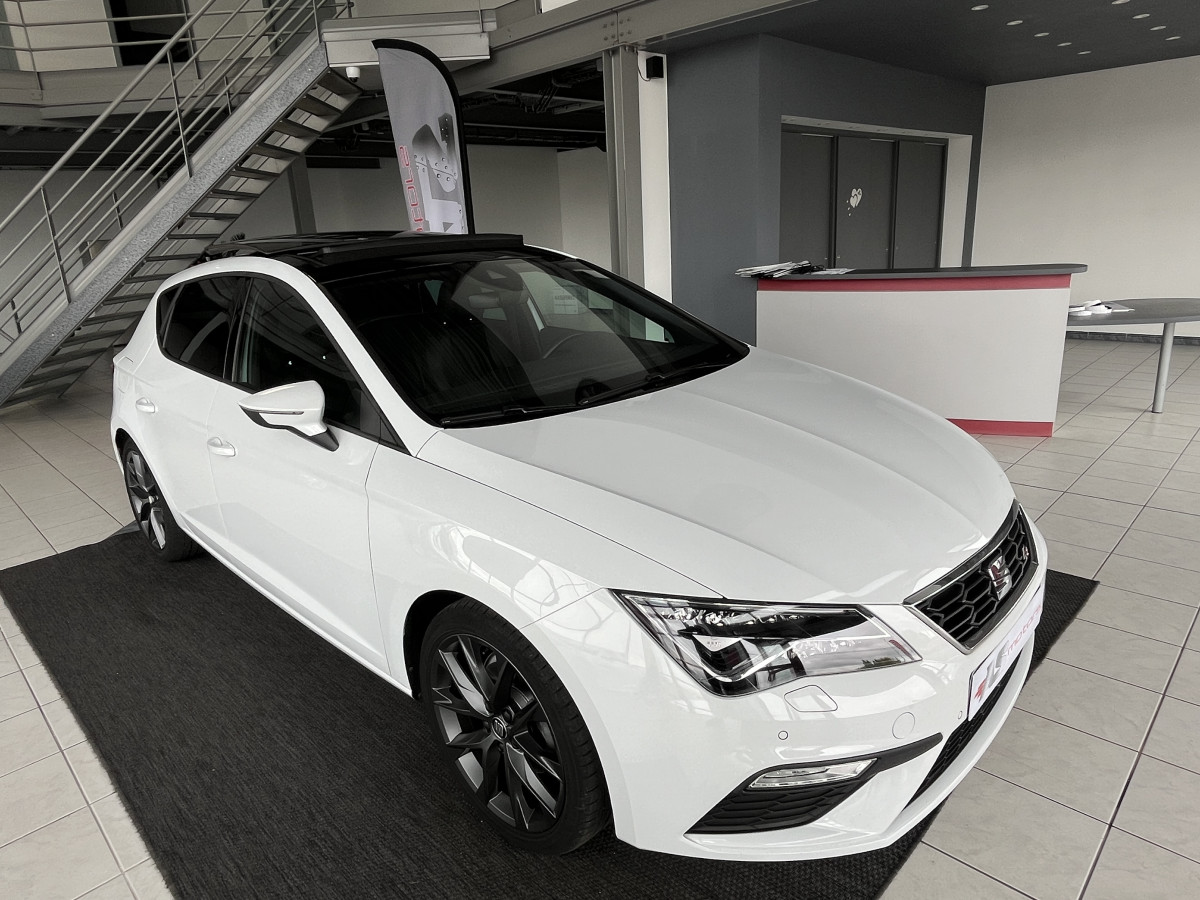 SEAT LEON FR 1,5 TSI 150 DSG7 TOIT PANORAMIQUE OUVRANT GPS VIRTUAL COCKPIT PARK ASSIST  APPLE CARPLAY REGULATEUR ADAPTATIF FULL LED DRIVE SELECT EXCELLENT ETAT