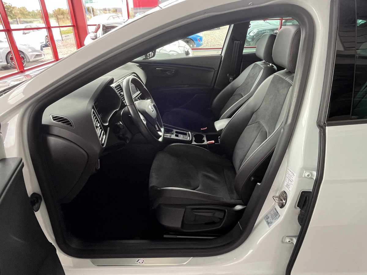 SEAT LEON FR 1,5 TSI 150 DSG7 TOIT PANORAMIQUE OUVRANT GPS VIRTUAL COCKPIT PARK ASSIST  APPLE CARPLAY REGULATEUR ADAPTATIF FULL LED DRIVE SELECT EXCELLENT ETAT