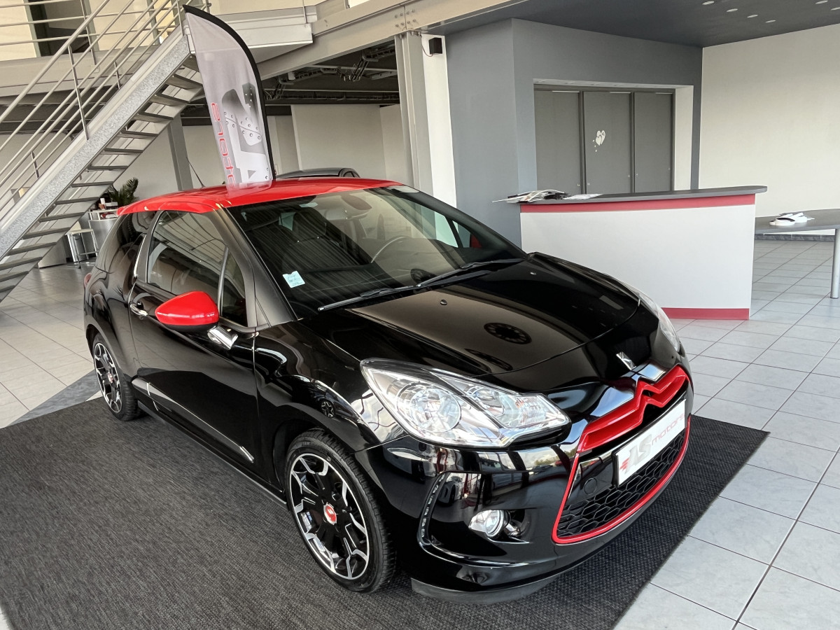 CITROEN DS3 1,6 HDI 115 TYPE SPORT CHIC GPS REGULATEUR LIMITEUR PARK PILOT BLUETOOTH HIFI SYSTEM TRES BON ETAT