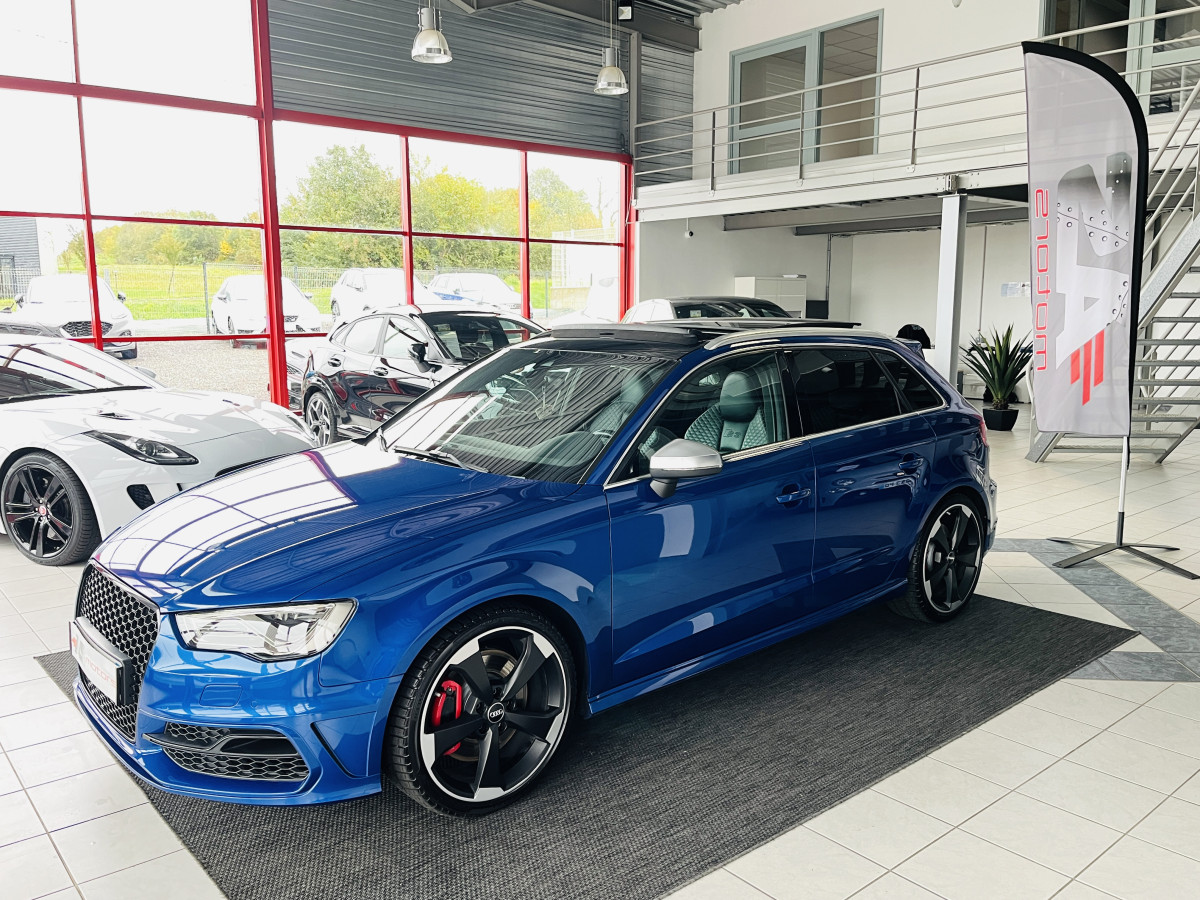 AUDI S3 SPORTBACK 2,0 TSI 300 S-TRONIC6 QUATTRO TOIT PANORAMIQUE GPS REGULATEUR ADAPTATIF SIEGES RS HIFI B&O FULL LED KEYLESS ROTOR 19 DRIVE SELECT EXCELLENT ETAT