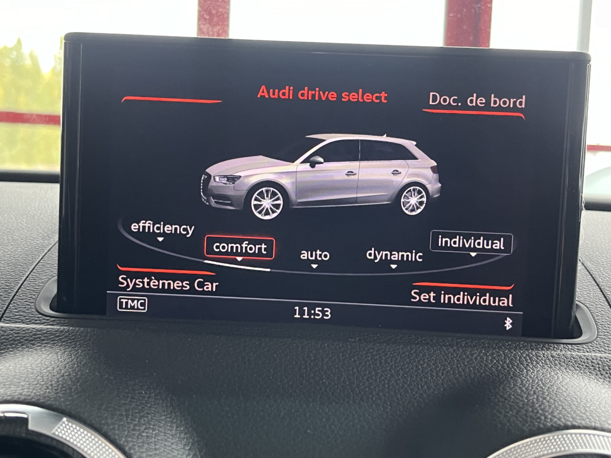 AUDI S3 SPORTBACK 2,0 TSI 300 S-TRONIC6 QUATTRO TOIT PANORAMIQUE GPS REGULATEUR ADAPTATIF SIEGES RS HIFI B&O FULL LED KEYLESS ROTOR 19 DRIVE SELECT EXCELLENT ETAT