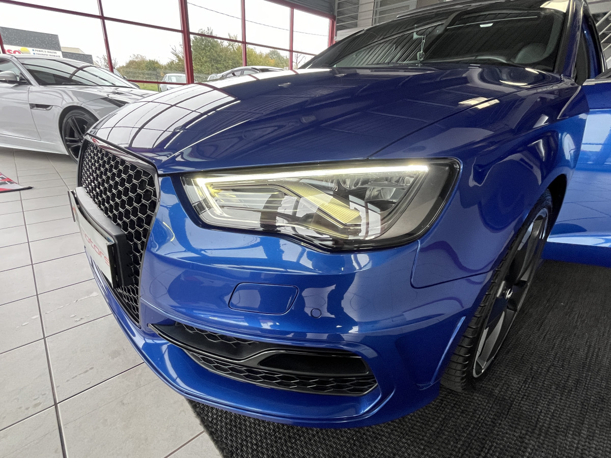 AUDI S3 SPORTBACK 2,0 TSI 300 S-TRONIC6 QUATTRO TOIT PANORAMIQUE GPS REGULATEUR ADAPTATIF SIEGES RS HIFI B&O FULL LED KEYLESS ROTOR 19 DRIVE SELECT EXCELLENT ETAT