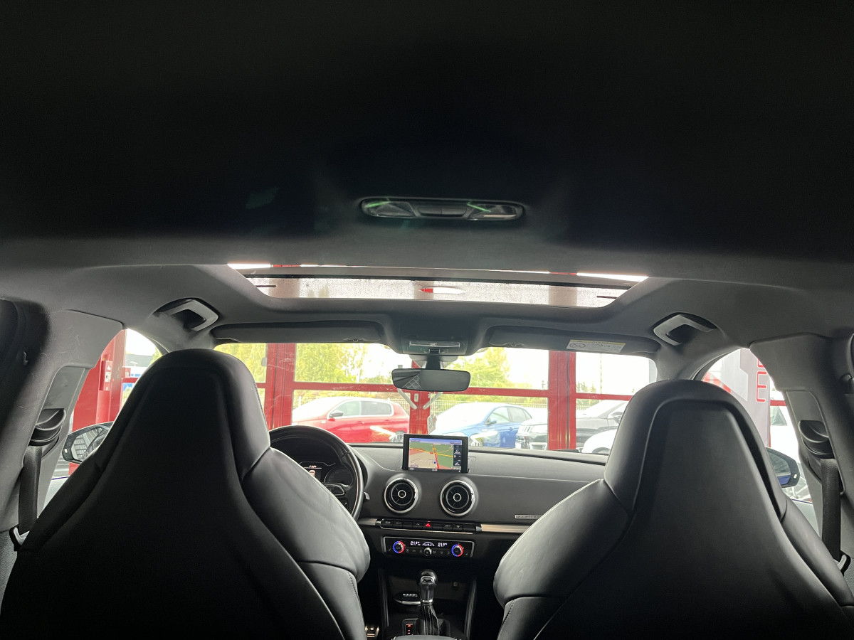 AUDI S3 SPORTBACK 2,0 TSI 300 S-TRONIC6 QUATTRO TOIT PANORAMIQUE GPS REGULATEUR ADAPTATIF SIEGES RS HIFI B&O FULL LED KEYLESS ROTOR 19 DRIVE SELECT EXCELLENT ETAT