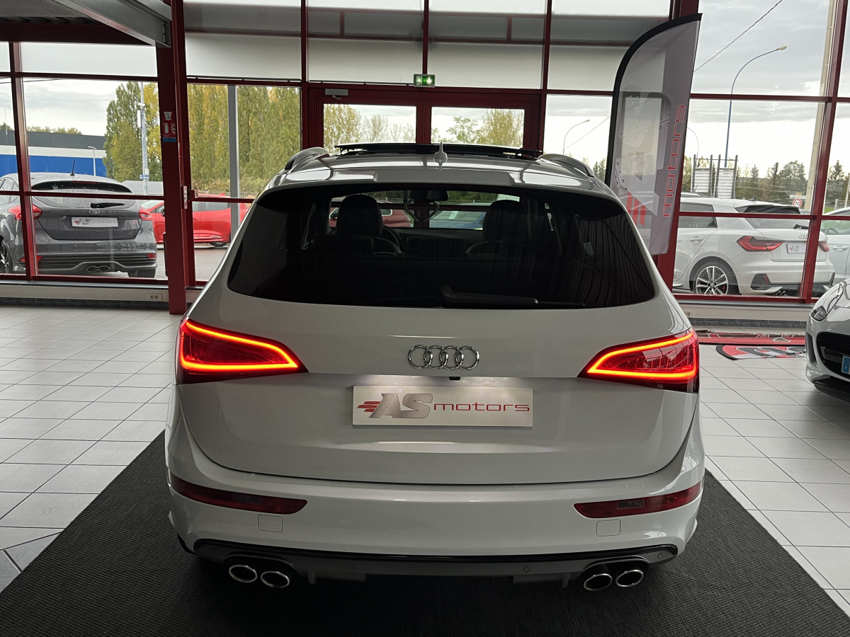 AUDI SQ5 TDI V6 326 COMPETITION BVA8 QUATTRO TOIT PANORAMIQUE  GPS CAMERA ATTELAGE HIFI B&O REGULATEUR ADAPTATIF PACK CARBON BI-XENON PACK CUIR DRIVE SELECT EXCELLENT ETAT TVA RECUPERABLE