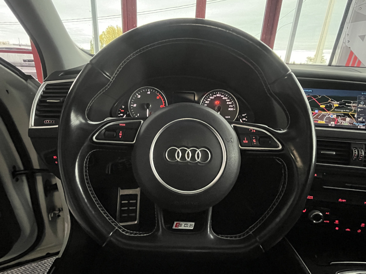 AUDI SQ5 TDI V6 326 COMPETITION BVA8 QUATTRO TOIT PANORAMIQUE  GPS CAMERA ATTELAGE HIFI B&O REGULATEUR ADAPTATIF PACK CARBON BI-XENON PACK CUIR DRIVE SELECT EXCELLENT ETAT TVA RECUPERABLE