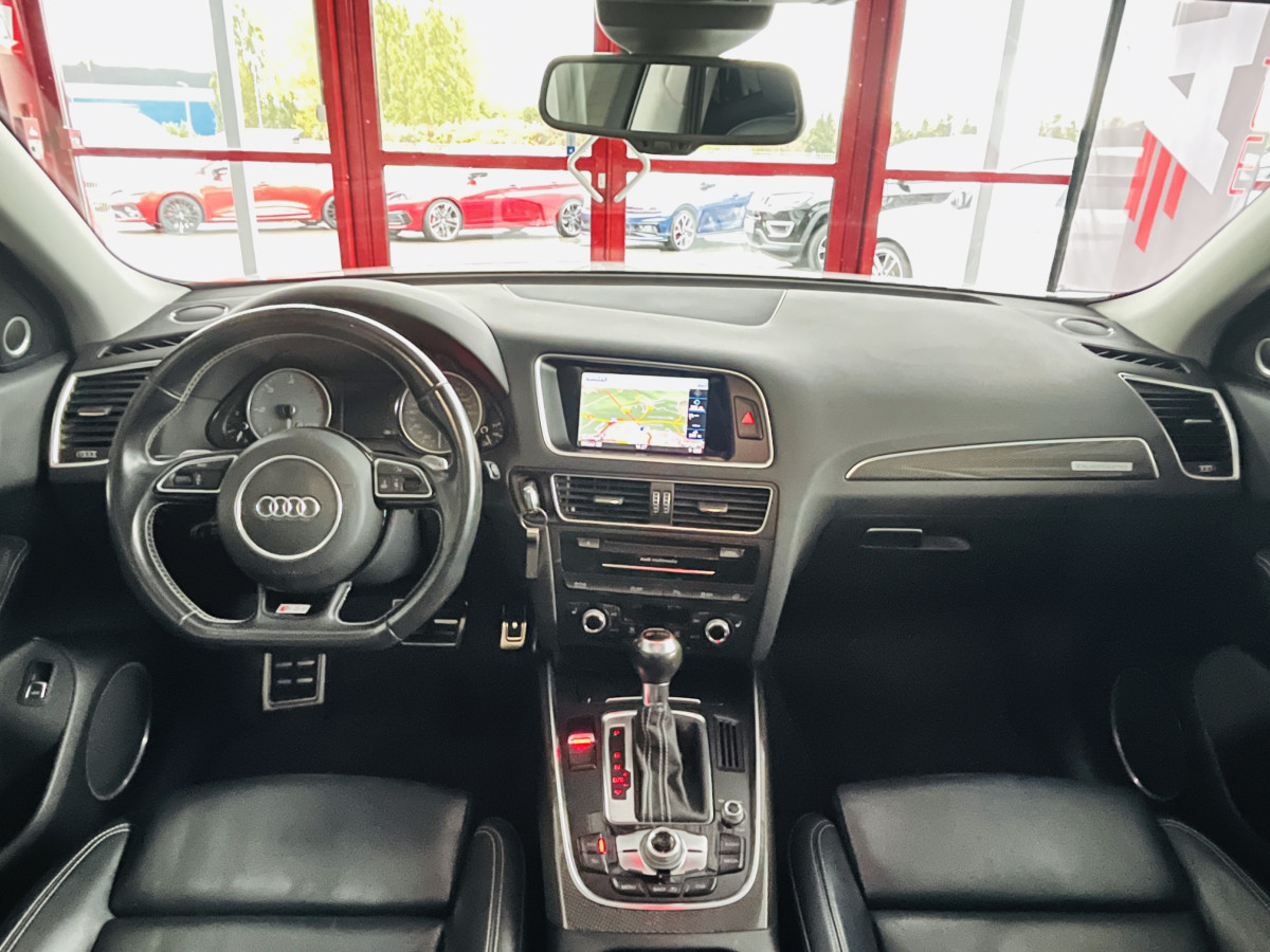 AUDI SQ5 TDI V6 326 COMPETITION BVA8 QUATTRO TOIT PANORAMIQUE  GPS CAMERA ATTELAGE HIFI B&O REGULATEUR ADAPTATIF PACK CARBON BI-XENON PACK CUIR DRIVE SELECT EXCELLENT ETAT TVA RECUPERABLE