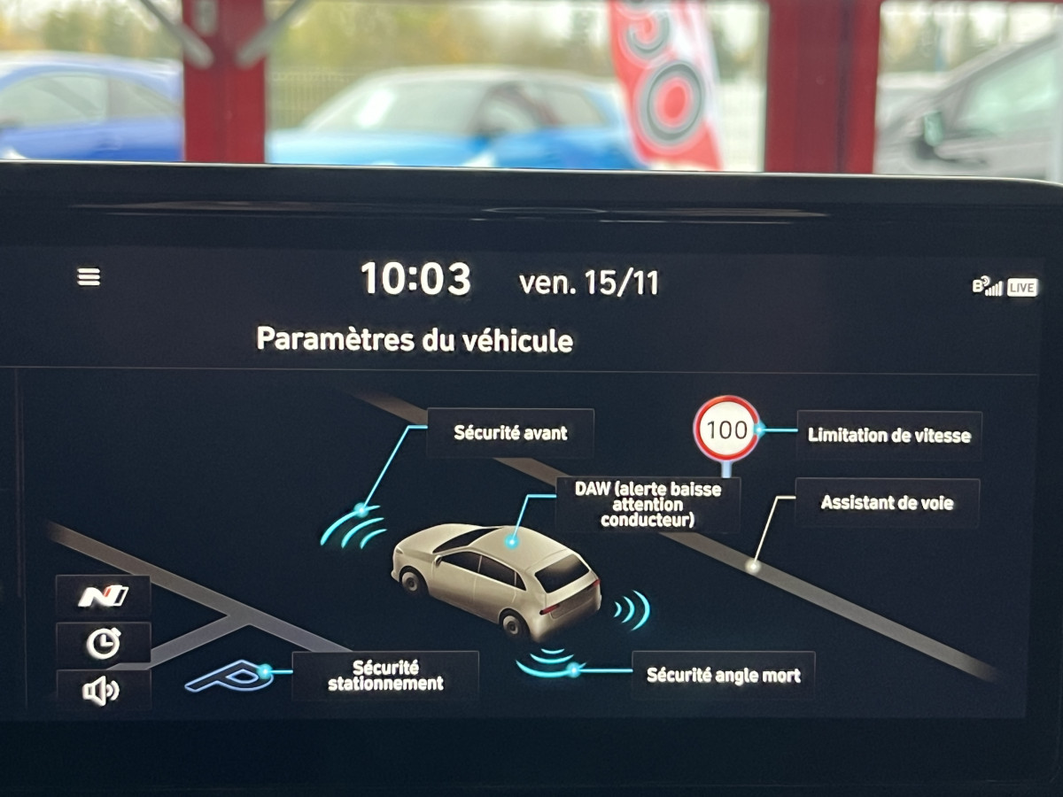 HYNDAI I20 N 1,6 T-GDI 204 GPS CAMERA APPLE CARPLAY REGULATEUR LIMITEUR KEYLESS VIRTUAL COCKPIT DRIVE SELECT HIFI BOSE FULL LED DIFFERENTIEL A GLISSEMENT EXCELLENT ETAT