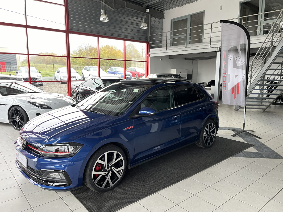 VOLKSWAGEN  POLO 2,0 TSI 200 DSG6 TOIT PANORAMIQUE  GPS CAMERA ACC DMS KEYLESS PARK PILOT  APPLE CARPLAY DIGITAL COCKPIT JANTES BRESCIA FULL LED ETAT NEUF