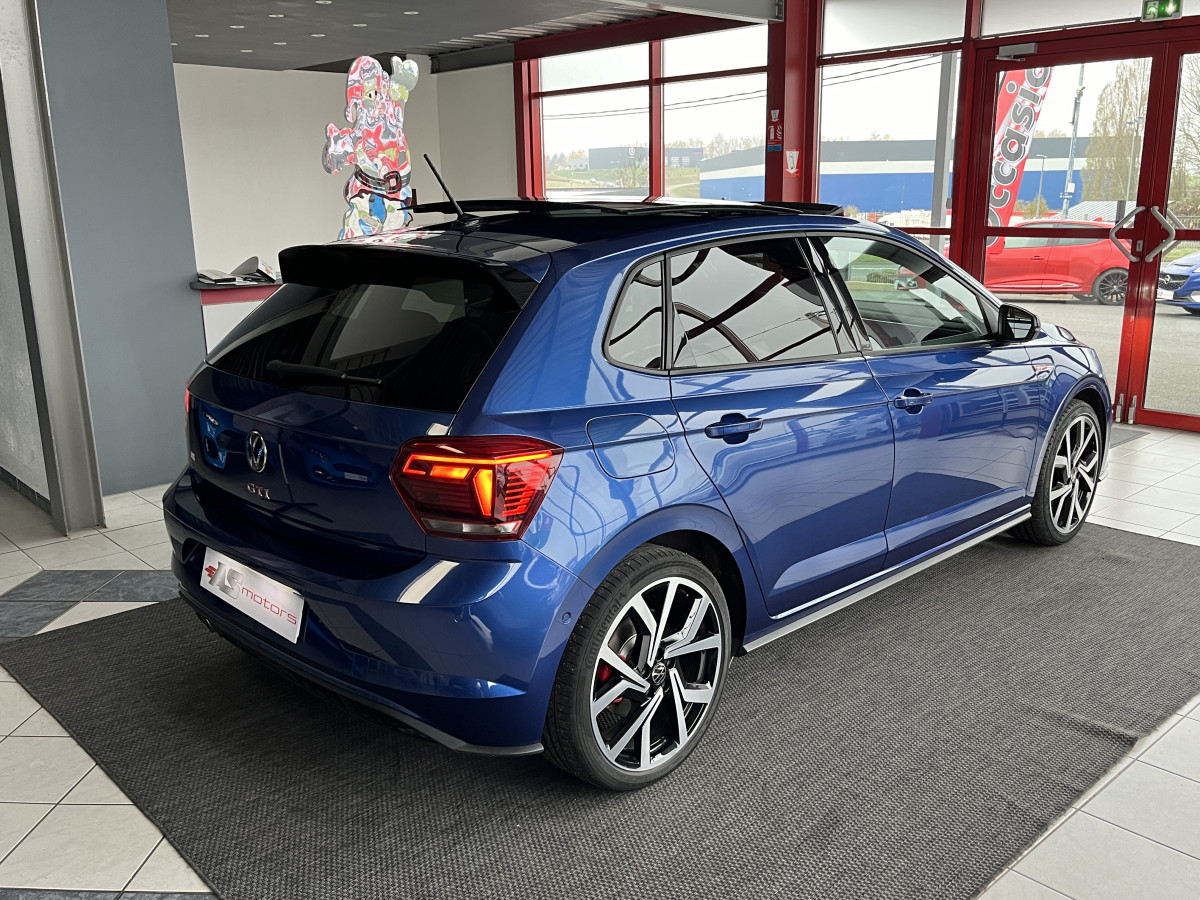 VOLKSWAGEN  POLO 2,0 TSI 200 DSG6 TOIT PANORAMIQUE  GPS CAMERA ACC DMS KEYLESS PARK PILOT  APPLE CARPLAY DIGITAL COCKPIT JANTES BRESCIA FULL LED ETAT NEUF