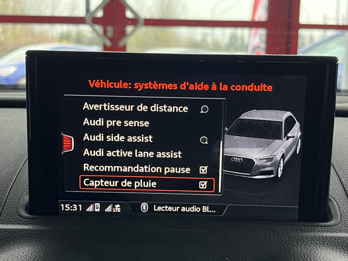 AUDI RS3 SPORTBACK 2,5 TFSI 400 S-TRONIC 7 QUATTRO TOIT PANORAMIQUE  GPS CAMERA HIFI BANG & OLUFSEN APPLE CARPLAY  ACC DRIVE SELECT SIEGES RS ECHAPPEMENT RS KEYLESS VIRTUAL COCKPIT JANTES ROTOR 19  EXCELLENT ETAT