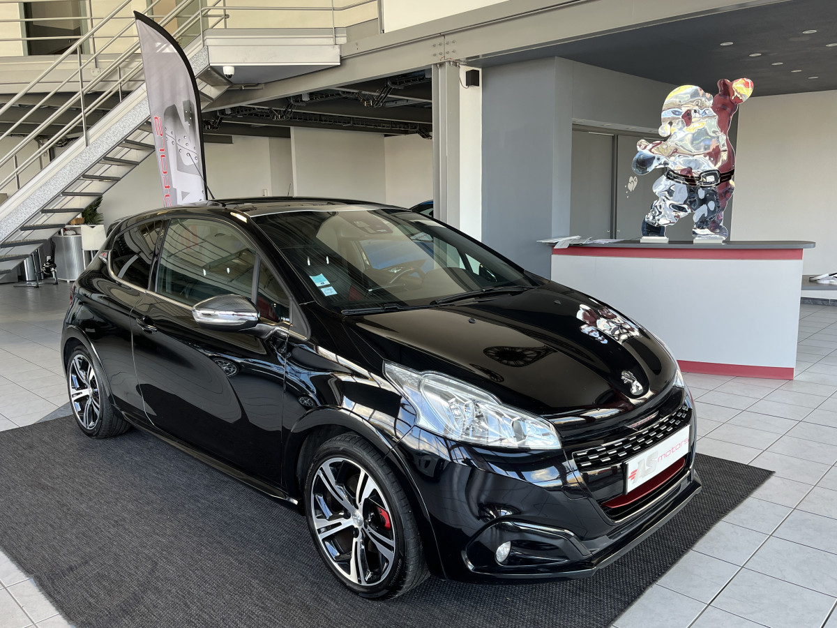 PEUGEOT 208 GTI 1,6 TURBO 208 CV TOIT PANORAMIQUE CAMERA REGULATEUR LIMITEUR HIFI JBL PARK PILOT FEUX HALOGENE TRES BON ETAT