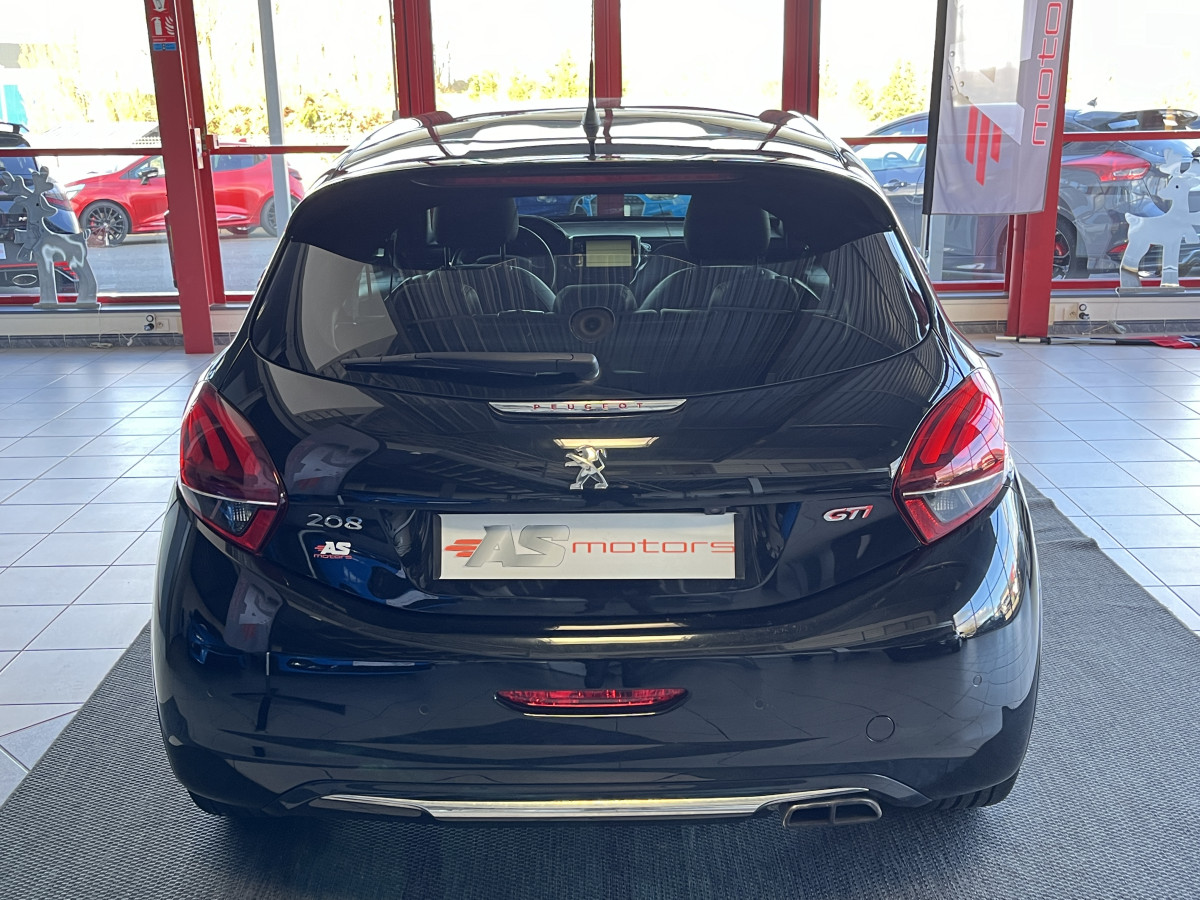 PEUGEOT 208 GTI 1,6 TURBO 208 CV TOIT PANORAMIQUE CAMERA REGULATEUR LIMITEUR HIFI JBL PARK PILOT FEUX HALOGENE TRES BON ETAT