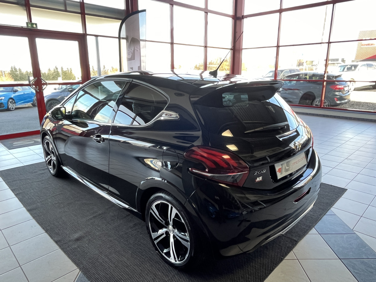 PEUGEOT 208 GTI 1,6 TURBO 208 CV TOIT PANORAMIQUE CAMERA REGULATEUR LIMITEUR HIFI JBL PARK PILOT FEUX HALOGENE TRES BON ETAT